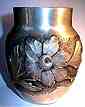 VASE ETAIN ART-DECO SIGNE IRMAN