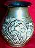 VASE ETAIN ART-DECO SIGNE ROZAY